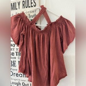 Free people off the shoulder top